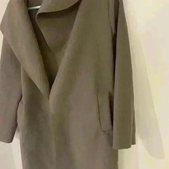 Boohoo Womens Long grey belted trench coat - Picture 6 of 8